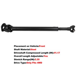 Front Drive Shaft Assembly for 1999-2006 Ford F250 F350 4WD 2000-2006 Excursion - Picture 1 of 19