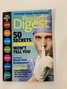 Reader's Digest 2012 October 50 Secrets Surgeons Won't Tell You - Picture 1 of 3