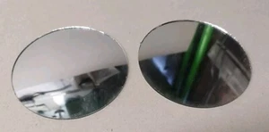 Original DDR Ersatz Spiegel Scheibe Rückspiegel 9,5 cm - Bild 1 von 3