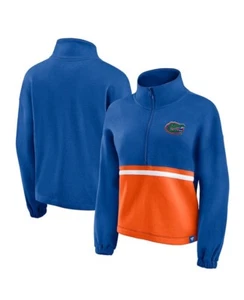 NEW NCAA Florida Gators Orange & Blue Color Block Half Zip Sweatshirt - XL - NWT - Picture 1 of 7