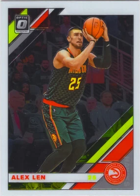 Alex Len 2019-20 Panini Donruss Optic Chrome Base Card #32 Atlanta Hawks NBA - Image 1 of 2