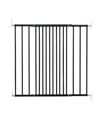 Baby Dan 57316 Multidan Metall Tür und Treppenschutzgitter 62.5-106.8 cm schwarz