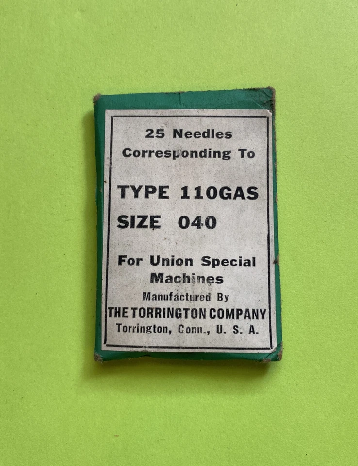 *NOS* 110GAS/040-UNION AGULHAS DE COSTURA ESPECIAIS (PACOTE COM 25) FRETE GRÁTIS* - Imagem 1 de 1