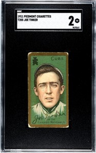 1911 T205 Joe Tinker Piedmont SGC 2