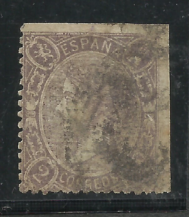 ESPANHA, YV # 78, 2 MARGENS, PERFURADO, MUITO BOM ESTADO - Imagem 1 de 1