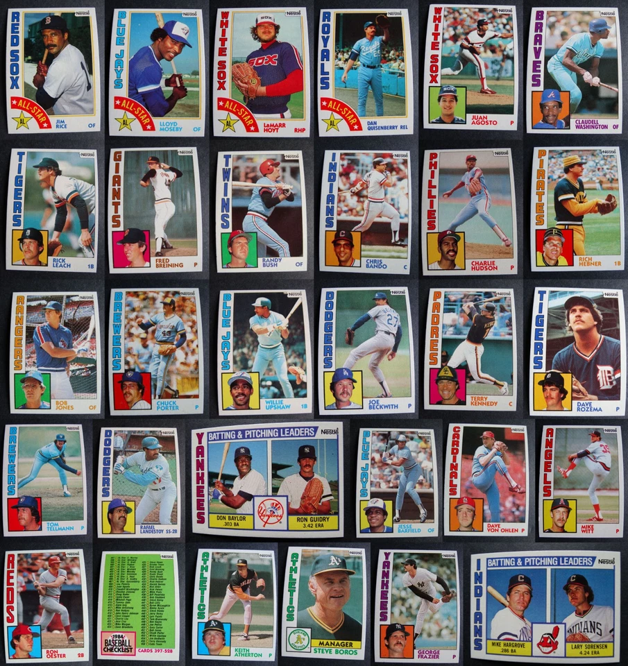 1984 Topps Nestle Baseball Cards Complete Your Set U You Pick From List 401-600 - Image 1 of 1
