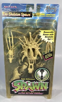 Figura McFarlane Toys Spawn Serie 4 Blanco Exoesqueleto Spawn 1996 Nueva Foto 1 de 4