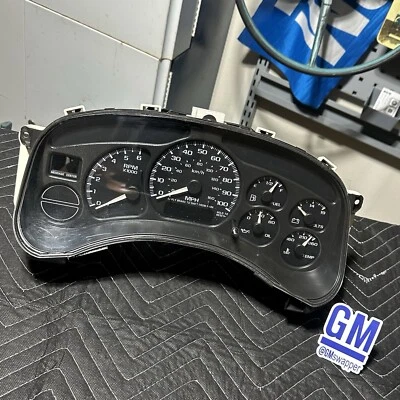99-02 NBS Chevy GMC Tahoe Yukon Sierra MPH Speedometer Instrument Cluster OEM GM - Image 1 of 4