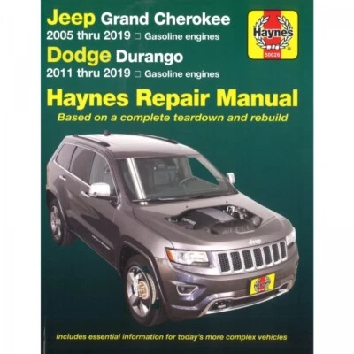 Jeep Grand Cherokee Dodge Durango 2005-2019 workshop manual Haynes - Bild 1 von 4