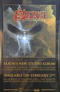 Saxon - Thunderbolt (PROMOTIONAL POSTER) - Picture 1 of 3