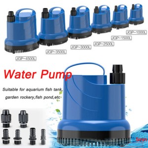 220V Submersible Aquarium Water Pump Fish Tank Pond Hydroponic Fountain Silent