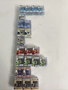Funko Bitty Pop Disney Pixar Lot Of 22 Sully Mike Remy Wall-E Buzz Red Panda Mei - Bild 1 von 13
