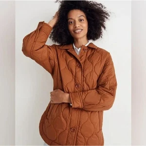 Madewell Damen M Luftpuff Steppjacke warm Kaffee rostorange gebraucht, in einwandfreiem Zustand - Bild 1 von 14