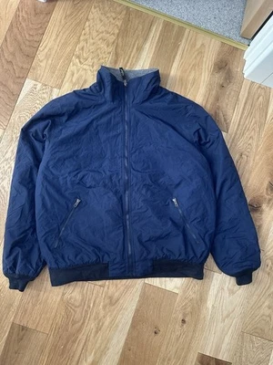 Navy LL Bean Coat/Jacket/Bomber size L - Image 1 of 4