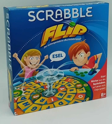 Mattel Scrabble Flip Brettspiel CJN60 Buchstabenspiel Wörter Neu - Bild 1 von 4