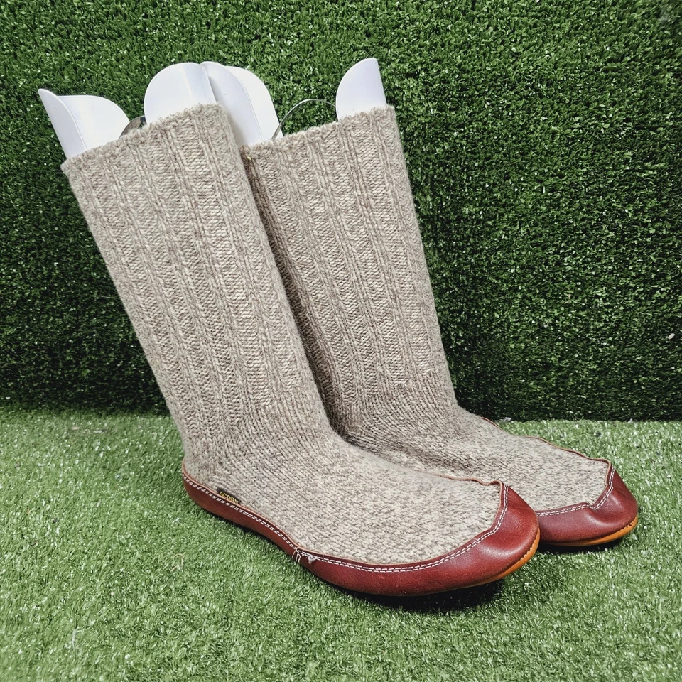 Calcetines deportivos informales cómodos tejidos de lana gris bellota para hombre talla 9-10 Foto 1 de 4