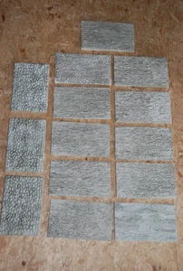 14 Modellbauplatten H0 , 15cm x 9cm, Naturstein, Mauerwerk - Bild 1 von 3