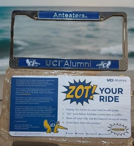 University California Irvine UCI Anteaters Alumni License Plate Frame NEW Metal - Picture 1 of 7