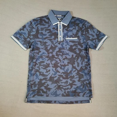 FootJoy X Todd Snyder Shirt Mens Large Blue Camouflage Polo Golf Preppy Camo - Image 1 of 4