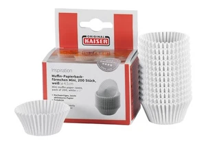 KAISER Mini-Muffin-Papierbackförmchen weiß 200St. - Bild 1 von 1