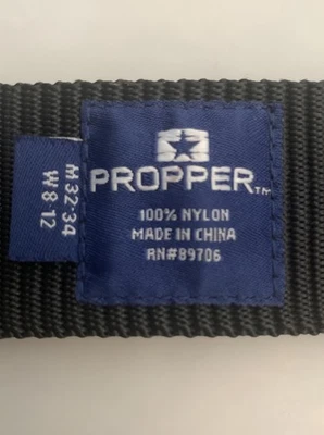 Cinturón táctico Propper para hombre M 32-34 negro nailon red uniforme Foto 1 de 4