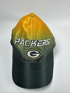 Proline Strap Back NFL Greenbay Packers Cheese Head Fade Cap Embroidered - Picture 1 of 13