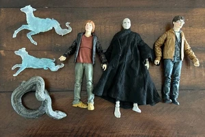 McFarlane Toys Wizarding World Of Harry Potter Set Harry Ron Lord Voldemort - Picture 1 of 5