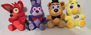 Peluche Five Nights At Freddy's Funko 7" 4 Foxy, Fazbear, Bonnie & Chica - Foto 1 di 5