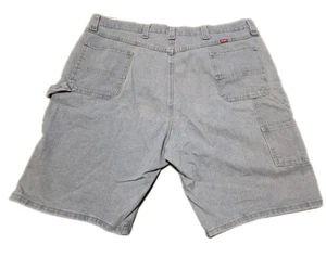 Pantalones Cortos de Denim Wrangler Para Hombres 46 Azul Carpintero Rectos 10" Pantalones Cortos Sueltos Y2K - Imagen 1 de 7
