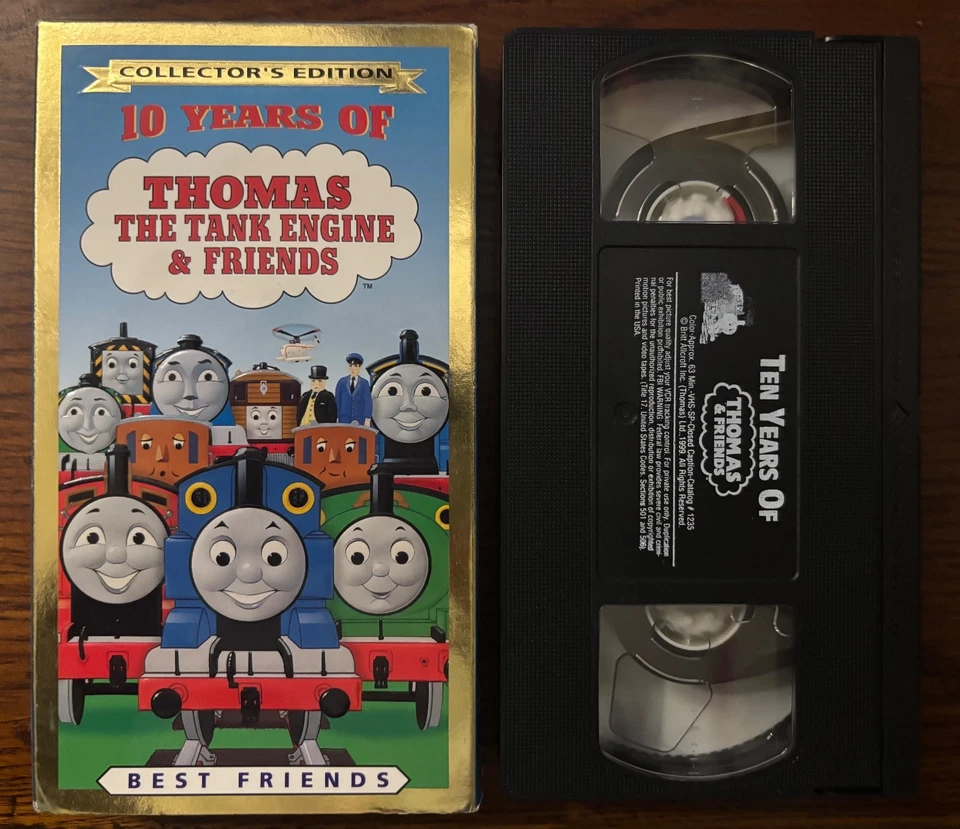 Ten Years of Thomas the Tank Engine VHS tape BEST FRIENDS collectors edition - Image 1 of 1