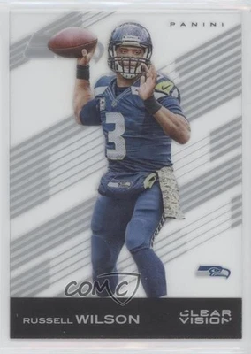 2015 Panini Clear Vision Russell Wilson (Blue Jersey) #51 - Image 1 of 2