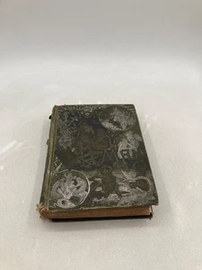 1889 The Story Of Man Hardcover Book With Intricate Silver Embossed Illustration - Picture 1 of 16