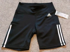 New! Adidas Aeroready Women's Size Medium Cycling Tights (Shorts) Black - Picture 1 of 5