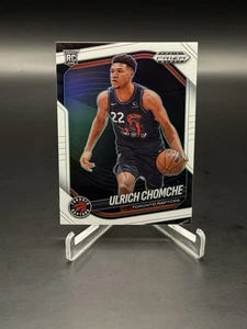 2024-25 Panini Prizm Negro Ulrich Chomche #236 Novato BLANCO PRIZM 84/175 Raptors - Imagen 1 de 2
