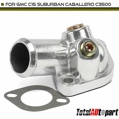 Termostato de refrigerante del motor carcasa toma de agua para GMC Jimmy P35 K1500 Suburban Foto 1 de 4