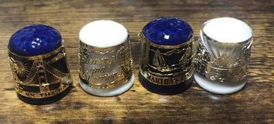 Lote De 4 Dedales Última Cena San Fran Durango Martha’s Vineyard Foto 1 de 2