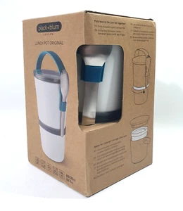Black & Blum Lunch Pot Original BPA Free 600/300ml Turquoise - Picture 1 of 6