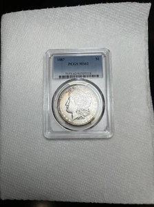 1887 Morgan Dollar MS62 PCGS zertifiziert - Bild 1 von 4