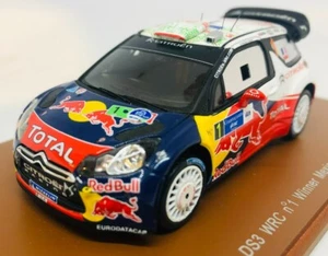 Sebastien Loeb #1 2011 Rally Mexico Winner 1/43 Spark S3303 Citroen DS3 WRC - Picture 1 of 7