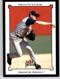 Tarjeta base Fleer Premium 2002 David Eckstein lámina MLB PWE Angels #9 - Imagen 1 de 2