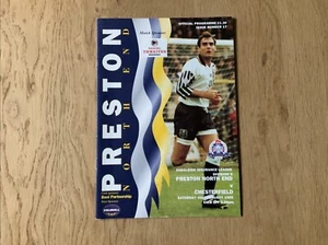 Preston North End v Chesterfield - 1994/95 Endsleigh League Div Three - 4/2/1995 - Picture 1 of 1