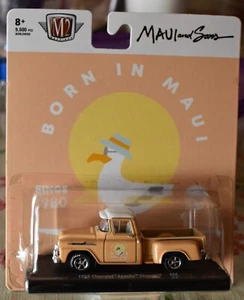 M2 Machines 1958 CHEVROLET APACHE STEPSIDE R86 BORN IN MAUI NEW - Picture 1 of 7