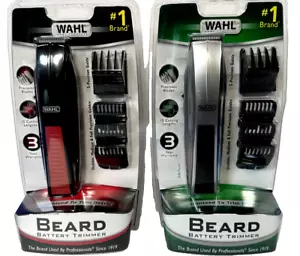 Wahl 5537-506 cordless operated beard & mustache trimmer Free Bateries Included! - Picture 1 of 5