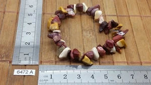 Bracelet baroque JASPE MOKAITE pierres roulée lithotherapie soin reiki chips - Picture 1 of 1