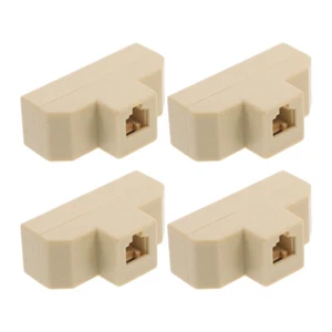  4 Pcs Telefon-Splitter Für Telefonkabel Vierfach-Festnetz-Splitter - Bild 1 von 12