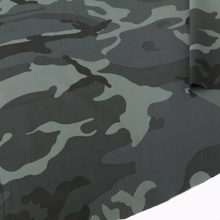 Camouflage-Stoff Flecktarn schwarz grau Armee Tarnstoff BaumwollStoff Segeltuch - Bild 1 von 1