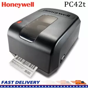New Honeywell PC42T Desktop Thermal Transfer Label Barcode Printer With USB Port - Picture 1 of 8