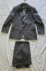JC Penny's Comfort Suited Separates 42R Jacket/Pants Gray Sports Blazer Vintage  - Picture 1 of 16