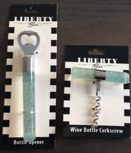 Liberty Bar - Glitter Acrylic Wine Bottle Corkscrew & Bottle Opener - NEW - Picture 1 of 5