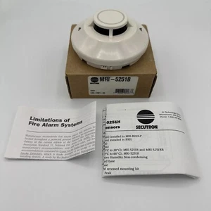 Detector de calor térmico de temperatura direccionable inteligente Secutron MRI-5251B caja fuerte contra incendios - Imagen 1 de 5